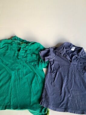 Crazy 8 Teal Polo with Yellow Trim